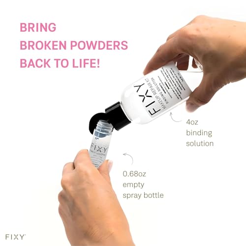 FIXY Makeup Repair Spray - 4oz Solution to Restore Pressed Powders, Eyeshadow, Blush, Bronzer & Highlighter | Vegan, Fragrance-Free, Paraben-Free | Ideal for Makeup Artists & Eco-Conscious Beauty