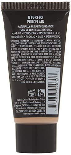 NYX Born to Glow Naturally Radiant Foundation, Porcelain