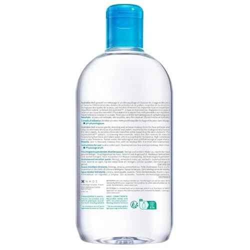 Bioderma - Hydrabio H2O Micellar Water - Face Cleanser and Makeup Remover - Micellar Cleansing Water for Dehydrated Sensitive Skin