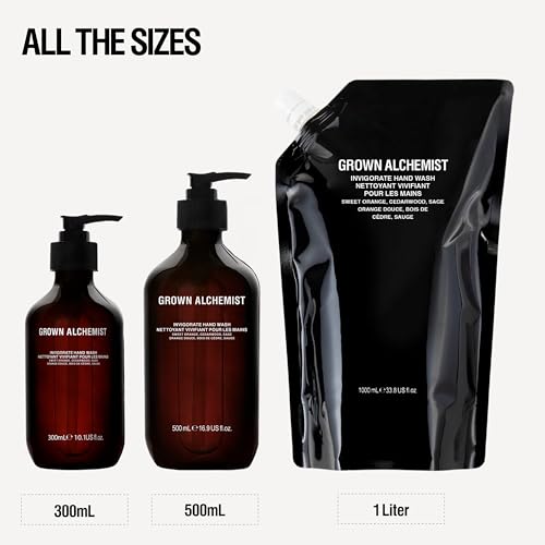 Grown Alchemist Invigorate Hand Wash 300mL - Gentle Liquid Hand Soap