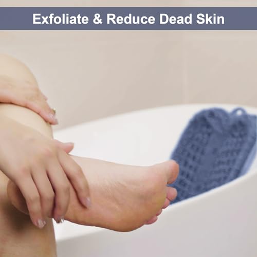 Large Foot Scrubber Mat for Shower - Exfoliating Foot Spa