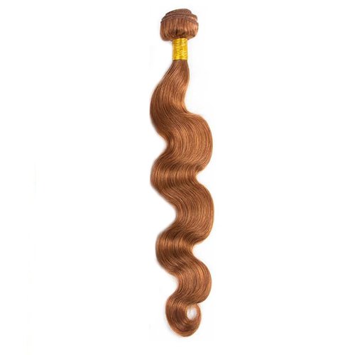 30 inch Color 30 Bundles Human Hair Light Brown Bundle 30 Body Wave Bundles Mixed Length 8A Remy Length Brown Human Hair Bundle
