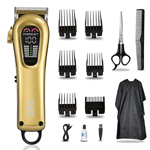 GEC Smart Hair Clipper for Men - Rechargeable, Low Noise, 5 Modes