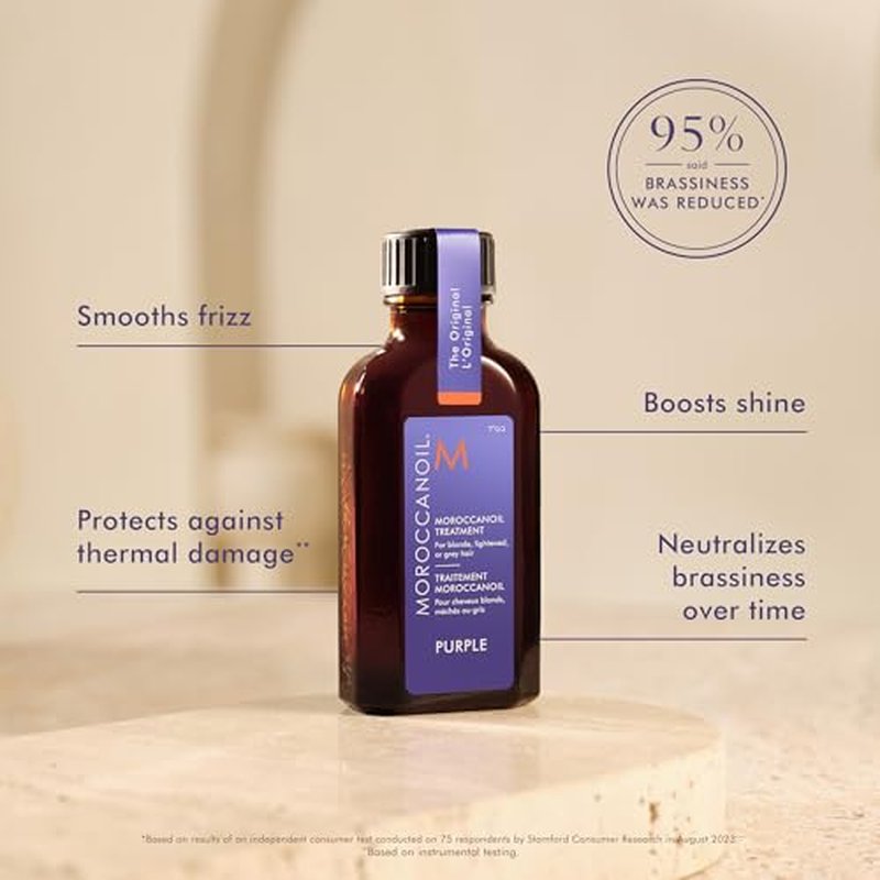 Moroccanoil Purple Hair Oil for Blonde Hair