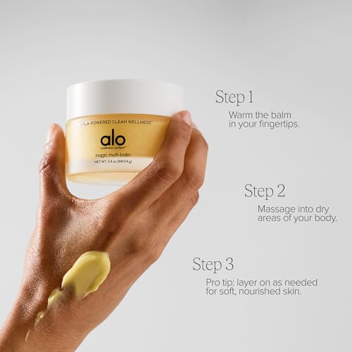 Alo Magic Multi-Balm | Aloe, Shea Butter & Moringa Oil | All-Over Skin Saver that Hydrates & Soothes | 2.4 oz