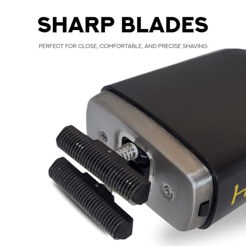 Supreme Trimmer Crunch STF602 ? Waterproof Double Foil Shaver for Men | 150 Min Runtime, Wet/Dry Cordless & Corded Electric Razor | Hypoallergenic Foils for Face, Head & Stubble