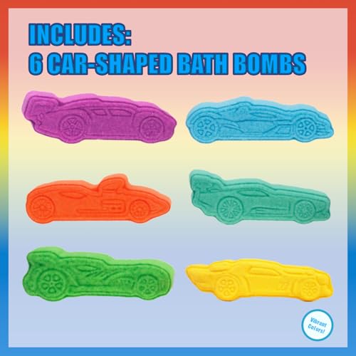 Bubble Gum Scented Bath Bomb Set for Kids - 6 Piece