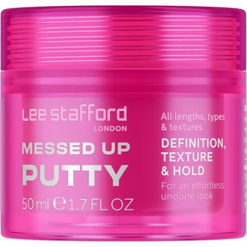 Lee Stafford Messed Up Putty Hair Wax - Lightweight Styling Putty