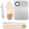 3-Piece Makeup Spatula & Palette Tray Set – Foundation Mixing