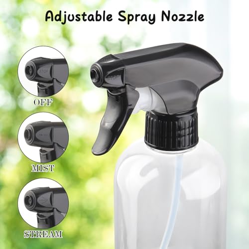 Bynccea 300ml Empty Spray Bottle - Adjustable Mist Nozzle