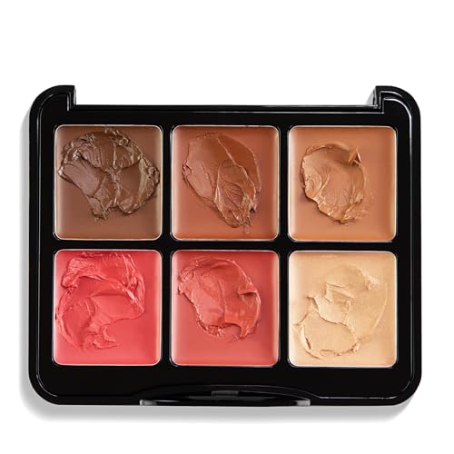 W7 Let's Face It Cream Palette - Deep Desert Glow