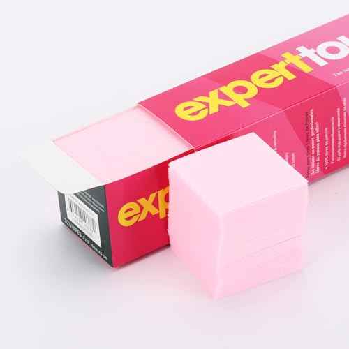 Lint Free Nail Wipes Pink Nail Art Gel Polish Remover Cotton Pads 4 Boxes (1300 Pieces)