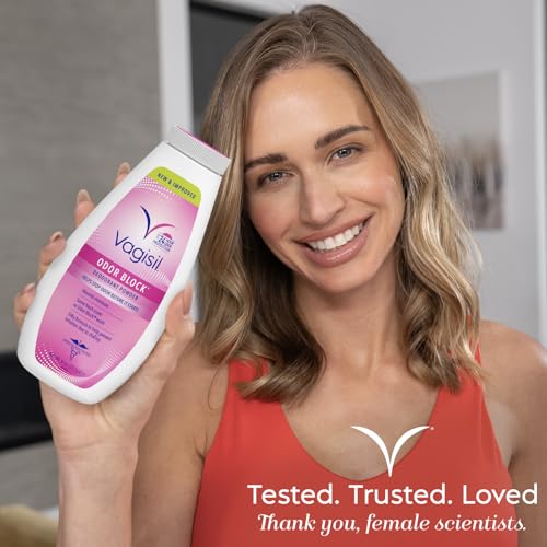 Vagisil Odor Block Deodorant Powder for Women - Talc-Free, 8 oz Pack of 1