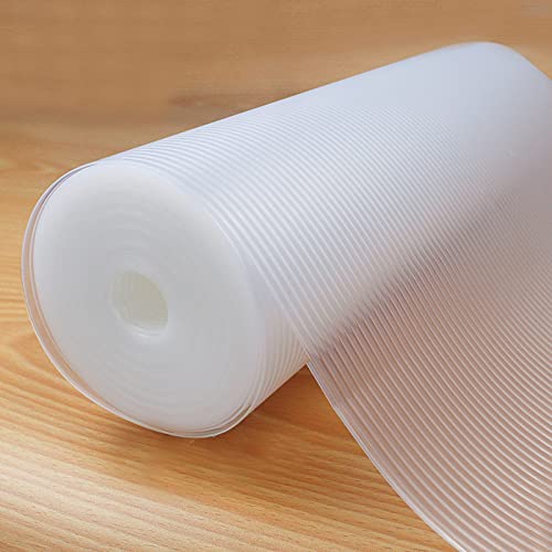 Shelf Liner, Non-Slip Cabinet Liner, Washable Oil-Proof for Kitchen Cabinet, Shelves, Refrigerator, Storage, Desks, 12 Inches x 10 FT, Non Adhesive Drawers Liner (12 Inches x 10 FT)… Clear