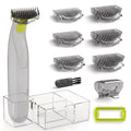 KIONCARE Replacement Guide Combs Set (1-6mm) with Stand for Hair Clippers - Clear