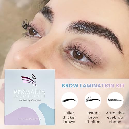 PERMANIA Eyebrow Lamination Kit for Fuller, Thicker Brows