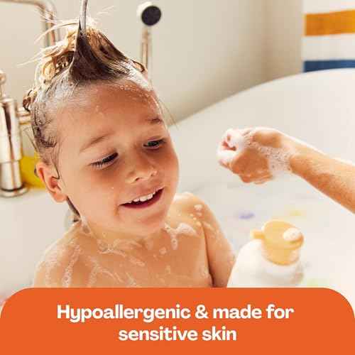 Hello Bello Ultra-Hydrating Baby Shampoo & Body Wash, Honeysuckle Bloom Scented, Tear Free & Safe for Sensitive Skin, Dermatologist Tested & Pediatrician Approved, 10oz Bottle