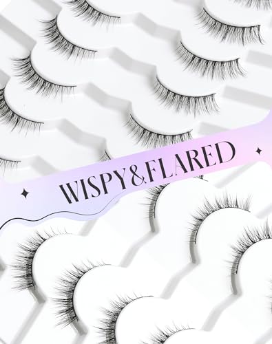 Natural Wispy Eyelashes 10mm Short False Lashes K50