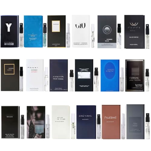 Men's Cologne Sampler Set - 18 Designer Fragrance Vials
