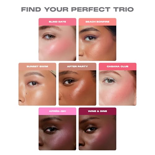 MORPHE Cheek Thrills Face Trio - Multi-Finish Blush & Highlighter