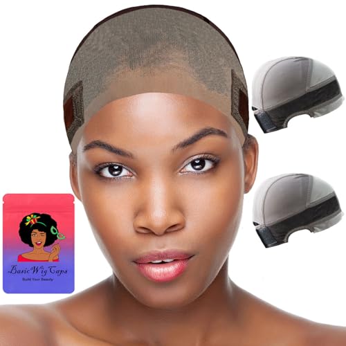 Wig Grip Cap with Non-Slip Headband - 11x5 Lace HD, 2-Pack