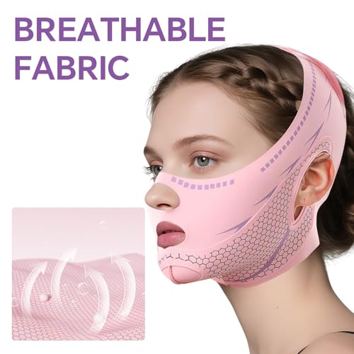 V-Line Chin Lift Mask with Double Chin Reducer Strap