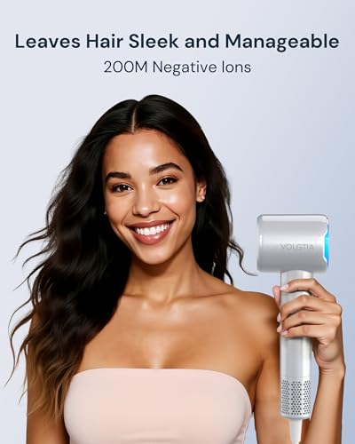 Volgtia Hair Dryer 110000 RPM Ionic Diffuser Curly