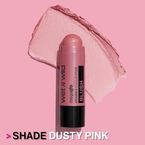 wet n wild MegaGlo Makeup Stick Dusty Pink 0.21oz - Buildable, Versatile, Cruelty-Free