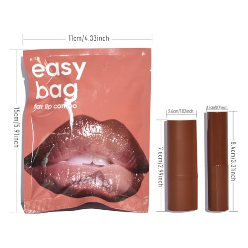 Nude Lip Kit with Lipstick & Liner - 2pc Combo Set