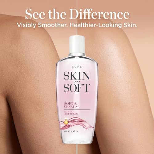 AVON Skin So Soft Soft & Sensual Bath Oil 16.9 oz Moisturizing Body Oil