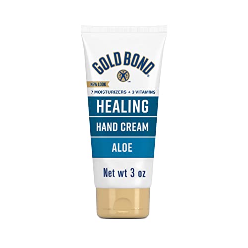 Gold Bond Healing Hand Cream 3 Oz with Aloe - Travel Size, Nourishing Moisturizer