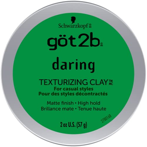 Got2B Daring Texturizing Clay 2oz - Matte Finish Hair Styling