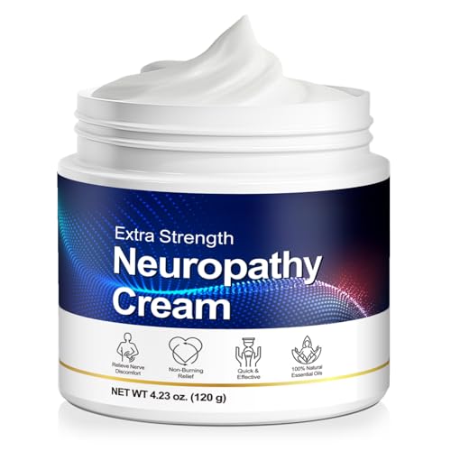 ISUNRISE Neuropathy Relief Cream - Fast Absorbing, Non-Greasy Gel for Feet, Hands, Legs - 4.23 oz