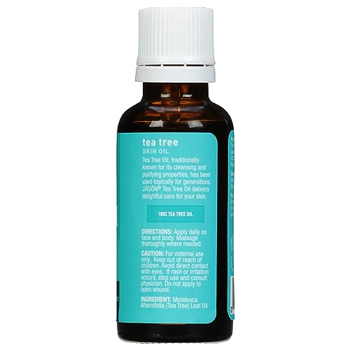 JASON Purifying Tea Tree Skin Oil - Topical Relief Body Oil, 1 fl oz
