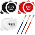Black White Red Face Paint Set - 5.28oz Professional Makeup Kit