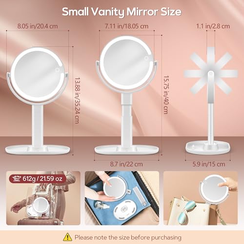 B Beauty Planet 30X Magnifying Makeup Mirror with Lights