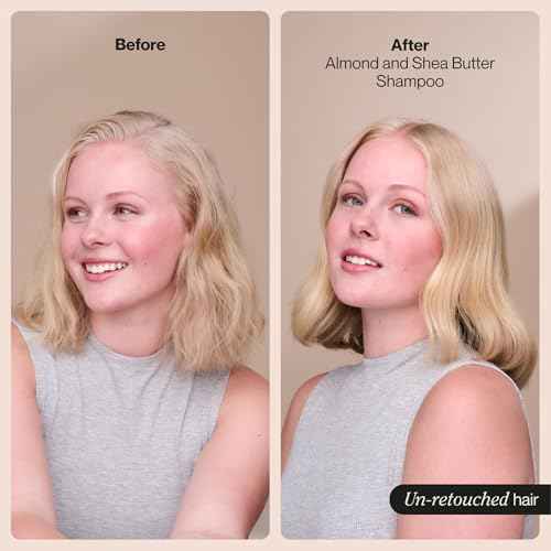 Suave Almond Shea Butter Moisturizing Shampoo 2-Size Bundle, Clarifies & Replenishes Dry, Damaged Hair