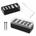 5-Hole Makeup Pencil Sharpener with Cap & Brush for Eyeliner, 2-Pack