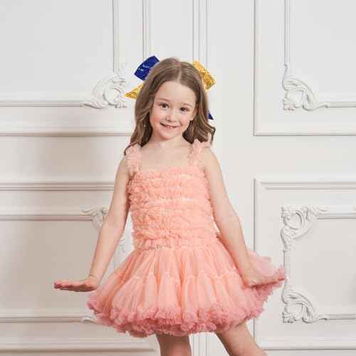 Bow Hair Tie for Girls Large Cheer Bow Sequins Ponytail Women Teen Girls Cheerleading Ribbon Holder Hair Band (Deep Blue + Yellow)