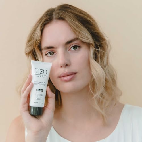 TIZO Photoceuticals Daily Moisture | Lightweight Formula | Ultra Hydrating | Hyaluronic Acid | Bisabolol | For All Skin Types | 3 oz
