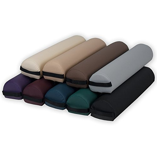EARTHLITE 3/4 Round Massage Bolster Pillow - Durable PU Support Cushion