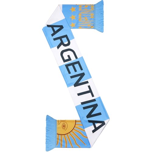 Eurzom Double-Sided Soccer Scarf for Spain Fans Polyester