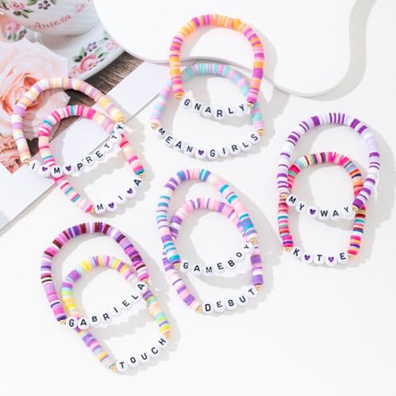 10Pc Korea-Pop Beaded Bracelets Set