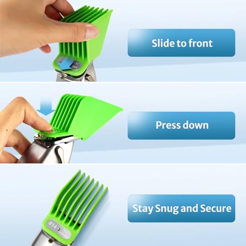 Andis Clipper Guards Set #10-#16 Color Coded (4-Pack)