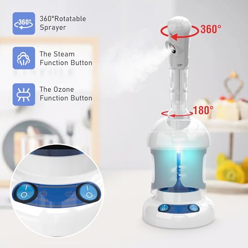 Facial Steamer with Ozone & Ionic Mist | Kingsteam 400ml