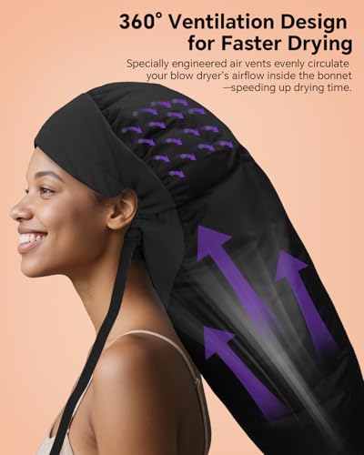 Boloye Hair Dryer Bonnet Attachment XL - 28.5" Hooded Cap