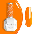 MelodySusie Bright Neon Orange Gel Nail Polish - 0.5 fl oz UV LED Soak Off