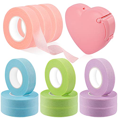 Eyelash Extension Tape Kit - 12 Rolls with Heart Cutter