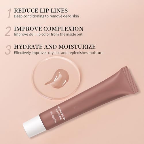 FeiCuiYun Vegan Lip Balm - Ultra-Hydrating Iced Coffee Tint