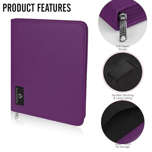 10-Shear Storage Case with Full Zipper - Purple